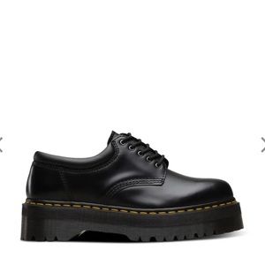 Dr. Martens Black 8053 Platform Loafers